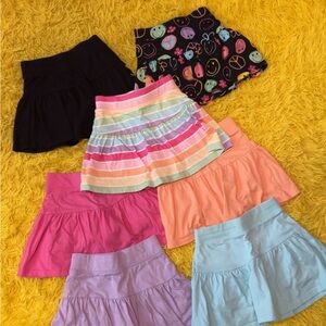 Set of 7 - Girl’s Skort Set